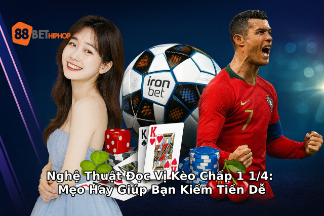 Bật mí bí kíp chơi kèo chấp 1 1/4 ăn tiền thật